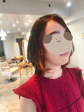 リル おもろまち店(Lille) Lille那覇おもろまち/インナーカラー／ミディアムレイヤー