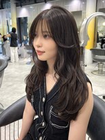 シティ(CITY)&nbsp;レイヤーカット　ハッシュカット　ブラウンカラー