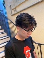 エクスプロア デザイン アクト 三鷹(EXPLORE DESIGN ACT.)&nbsp;メンズ毛流れショートフェザーパーマ[三鷹/三鷹駅]