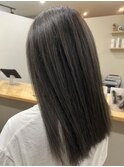 グレージュハイライト