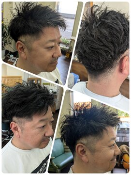 クリア 美容室 スパイキーショートパーマ☆ツイストスパイラル