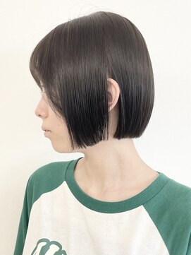 モリオフロムロンドン 松戸店(Morio from London) 【松戸　松田】コンパクトミニボブ　ぱつっとボブ　切りっぱなし