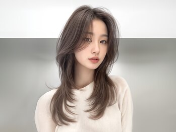 クローズ(cross-z)の写真/韓国風の顔周りが人気◎【顔周り/レイヤーカット/韓国/ボブ/前髪/縮毛矯正/酸性ストレート】