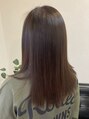 ヘアーフリーティー Hair freety&nbsp;縮毛矯正は薬剤を厳選しダメージをなるべく抑えて仕上げます。