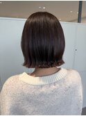 切りっぱなしボブ