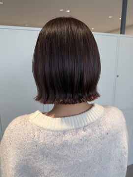 切りっぱなしボブ