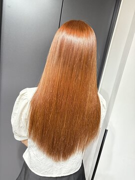ラピス 横浜(Lapis) オレンジカラー髪質改善