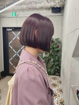 ブリンク(blink)&nbsp;8トーンラベンダーピンクブリーチなしイルミナカラーボブ