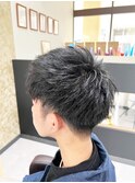 メンズツーブロックマッシュショート　【メンズ/メンズカット】