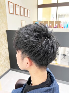 デザイニングヘアードゥ(designing hair Deux) メンズツーブロックマッシュショート　【メンズ/メンズカット】