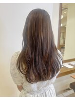 フレイムス ヘアアンドリラックス 戸田店(Frames hair&relax)&nbsp;ロングレイヤー×ナチュラルブラウン