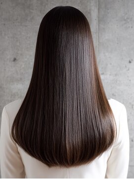 パッション 南中山店(PASSION) 髪質改善カラーで作る透明感ブラウンのツヤ髪ロング