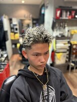 グロウヘアワークス(grow hair works) メッシュパーマ