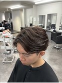 毛流れセンターパート
