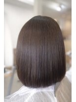 カットハウス はさみの部屋&nbsp;大人女性/髪質改善/ミディアムボブ/アッシュベージュカラー