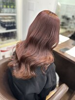 ルアナ 名古屋店(Luana) 髪質改善とケアカラーでつくるピンクブラウン*名古屋*名駅*