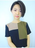 【morio池袋】可愛くてかっこいい黒髪ショート♪