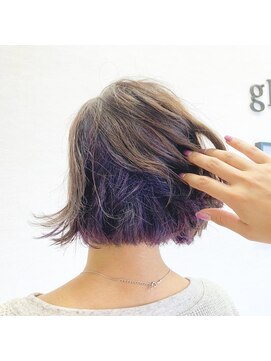 ヘアサロン グローリー(glory) インナーカラーバイオレット