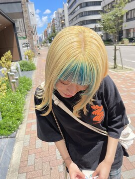 アイリー 名古屋(A/LEE) ブロンド×ミズイロ