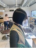 切りっぱなしボブ