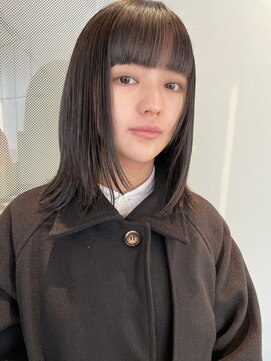 ラパンセヴェール(LA PENSEE VERT) 【LA PENSEE】黒髪ミディ