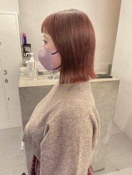 コド(codo) coral pink bob *