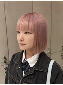 D'na×あかり  切りっぱなしハイトーンピンク