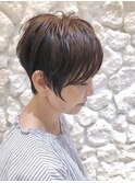 #ショート#小顔ショート#マッシュショート