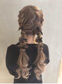 #ツイン編みおろし