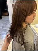 髪質改善カラーベージュカラー透明感抜群カラー