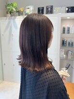 シュク 高円寺(SYUK)&nbsp;加藤【高円寺】モカブラウン/外ハネミディ/くびれヘア/髪質改善