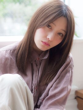 マイラ 銀座(myla) 髪質改善ナチュラルストレート艶髪姫カットシアーカラーセミディ