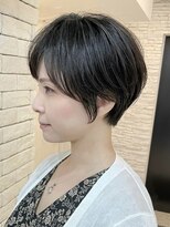 絶壁解消/ひし形/くびれ/大人ショートボブ/60代50代40代
