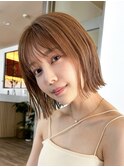 今流行りの簡単スタイリング!顎下2センチパツっとボブ