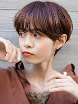 ソウ アオヤマ(SO aoyama)&nbsp;コンパクトマッシュ　ピンクブラウン　丸み　大人かわいい