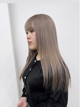 ニコ トウキョウ 渋谷(nico TOKYO) ホワイトベージュ/髪質改善/ダブルカラー/ケアブリーチ/20代