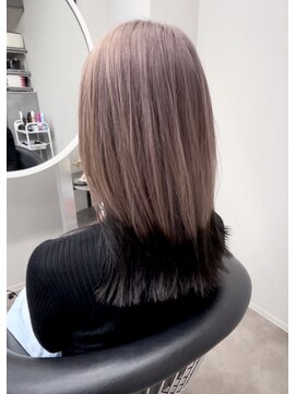 シムス(SIMS) ミルクティーベージュ×エンドカラー