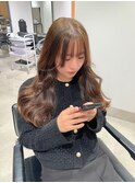 チョコレートベージュ ブリーチなしダブルカラー <渋谷/渋谷駅>