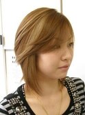 20代30代40代50代60代サラサラ大人レイヤーボブ白髪ぼかし