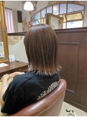 【外ハネボブ】【濡れ感】【軽いスタイル】