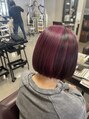 リファイン 羽村店 羽村/大人女性/ヘッドスパ/イルミナカラー/縮毛矯正/髪質改善