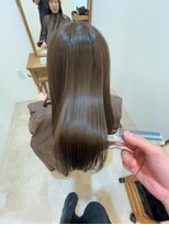 スーリール 野芥店(Sourire)&nbsp;毛髪強化髪質改善カラー/オリーブベージュ