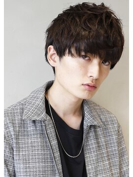 ガリカ 両国(Gallica) ☆ フェザーマッシュ ソフトツーブロックくせ毛風パーマ ☆