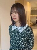 乾かすだけでキマる髪/ケアカラーミディアムレイヤーカット