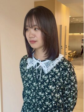 ロマリア 渋谷 渋谷宮益坂(Lomalia) 乾かすだけでキマる髪/ケアカラーミディアムレイヤーカット