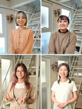 【★女性スタッフ多数在籍★】落ち着いた柔らかいサロン雰囲気が好評で気軽に相談しやすい♪