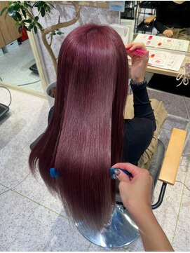 ゼストソエル(ZEST soell) 立川／デザインカラー／髪質改善／艶髪ロング／透明感アップ