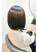 髪質改善で叶える大人ツヤ感ボブ