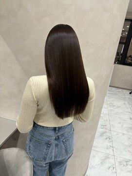 キング 梅田店(K!ng) レイヤーカットブリーチなしダブルカラーインナーカラー韓国