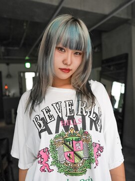 ギークス(GEEKS) 【GEEKS渋谷】渋谷/お任せデザインカラー/ハッシュカット/ウルフ